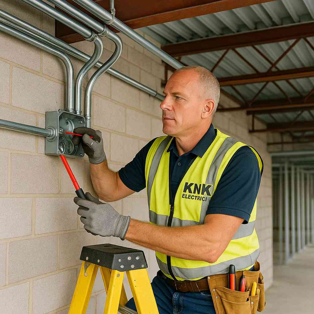 Commercial electrical conduit and junction box installation in Passaic County NJ